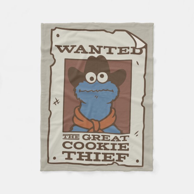 Couverture Polaire Cookie Monster | Poster Recherché (Devant)
