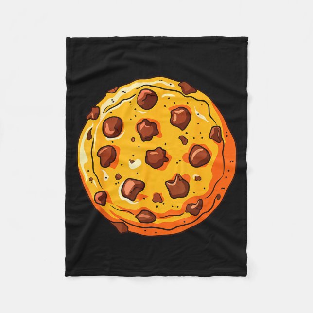 Couverture Polaire Cookie Shirt Men Women Kids Chocolate Chip Cookie  (Devant)