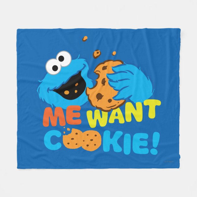 Couverture Polaire Cookie Wants Cookie (Devant (Horizontal))
