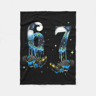 Couverture Polaire Cool 67 Six Seven Mème Football Footbyll Drip Garç