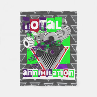 Couverture Polaire cool à coeur dur de monster truck kids