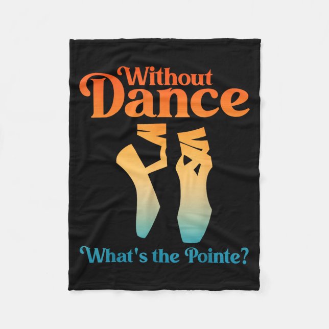 Couverture Polaire Cool Ballet Art For Women Girls Ballet Dancer Reci (Devant)