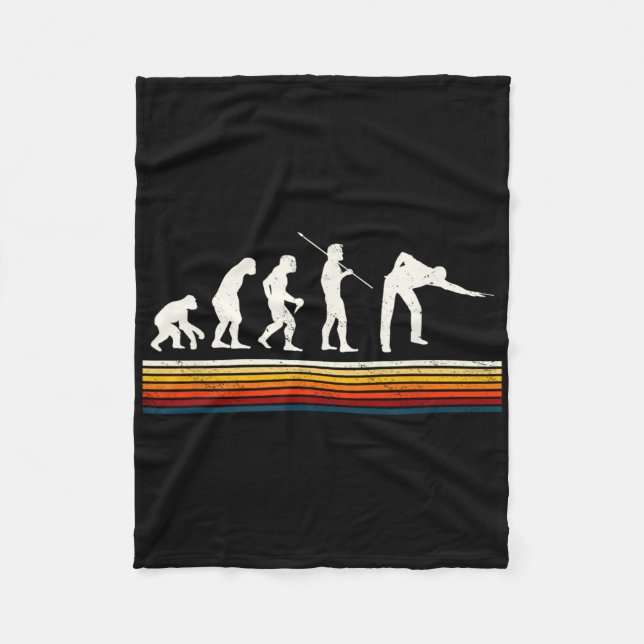 Couverture Polaire Cool Billiards Black Evolution Of Man Billiards Pl (Devant)