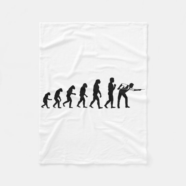 Couverture Polaire Cool Billiards Evolution Funny Cue Ll Stick Player (Devant)