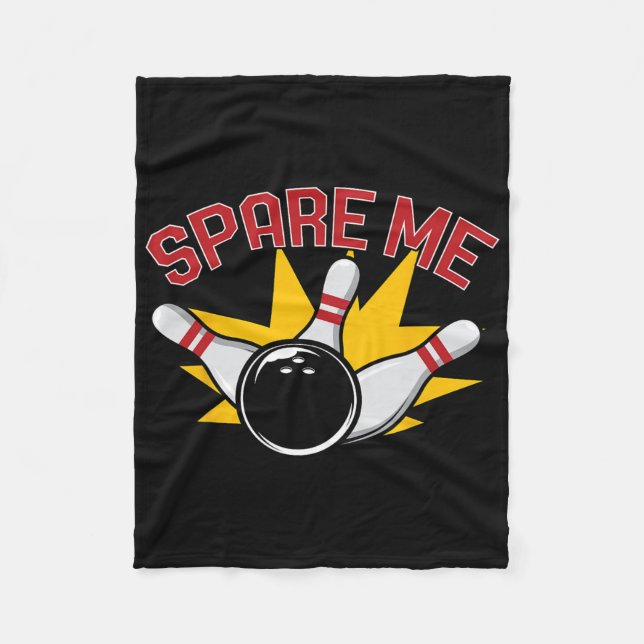 Couverture Polaire Cool Bowling Nouveauté Pour Hommes Femmes Bowling  (Devant)