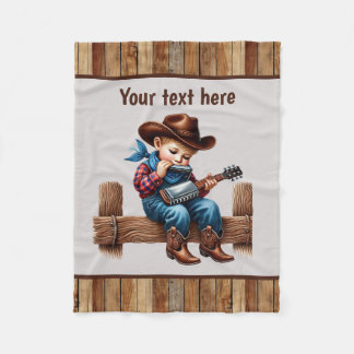 Couverture Polaire Cool boys cowboys personnalisable