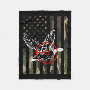 Couverture Polaire Cool Chasse De Canard Design Pour Hommes Femmes Fa