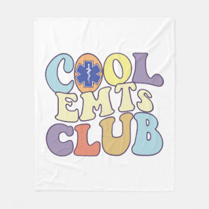 Couverture Polaire Cool Emts Club Technicien Médicale d'urgence