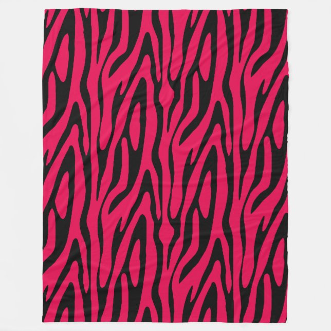 Couverture Polaire Cool et chic Motif de peau animale (Devant)
