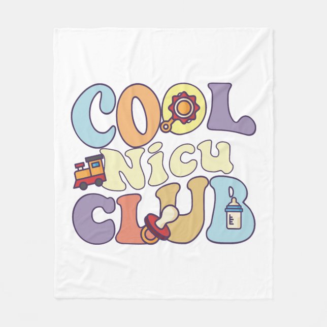 Couverture Polaire Cool Nicu Club Unité de soins intensifs néonatals  (Devant)