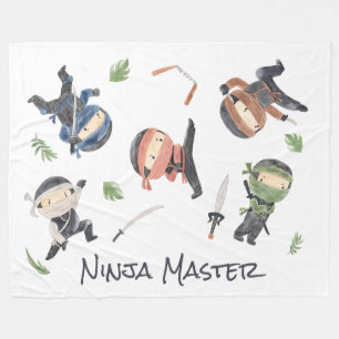 Couverture Polaire Cool Ninja Enfants Personnalisable Genre Neutre Co