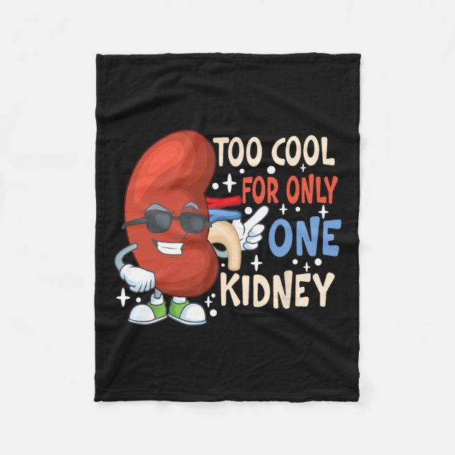 Couverture Polaire Cool Pour Une Seule Transplantation Du Rein Maladi (Devant)