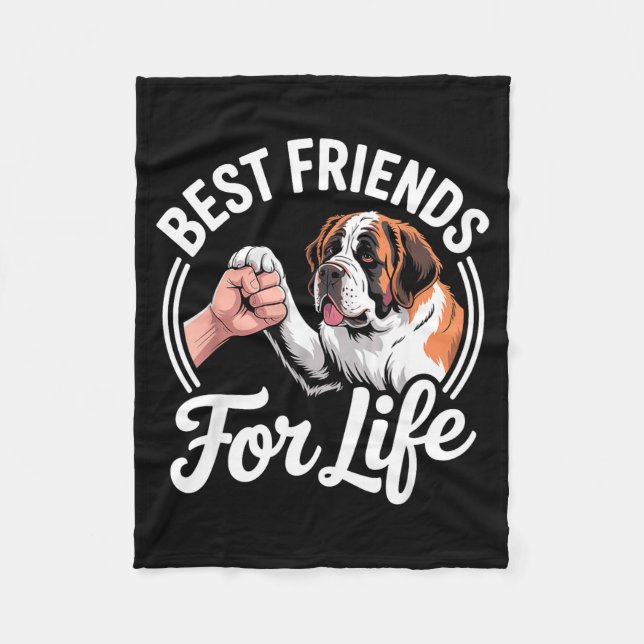 Couverture Polaire Cool Saint Bernard Costume For Men Women St. Berna (Devant)