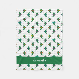 Couverture Polaire Cool Shades Green Chili Motif