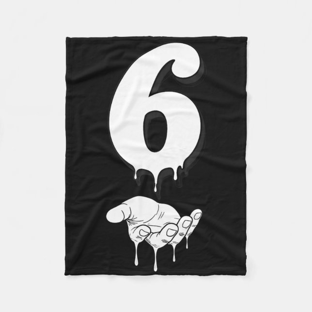 Couverture Polaire Cool Six Seven 6 7 Mème Costume Slang Gen Alpha Ma (Devant)