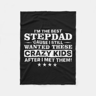 Couverture Polaire Cool Stepdad For Men Père Step Papa Parenthood St
