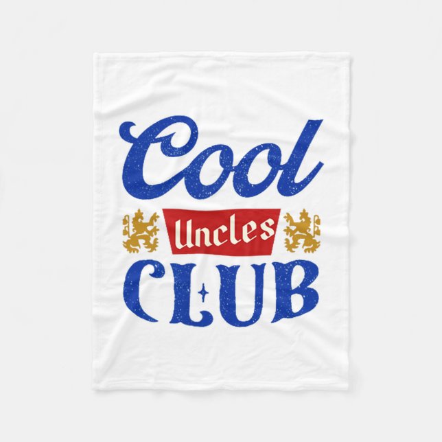Couverture Polaire Cool Uncles Club Uncle Ever Funny Cket  (Devant)