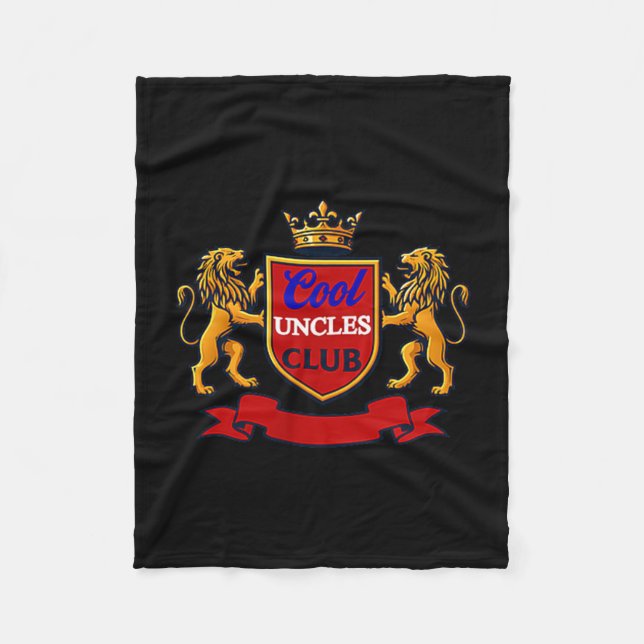 Couverture Polaire Cool Uncles Club Uncle Ever Funny Cket Funny Uncle (Devant)