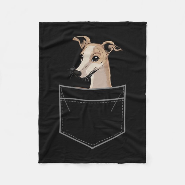 Couverture Polaire Cool Whippet Design For Men Women Pet Dog Whippet  (Devant)