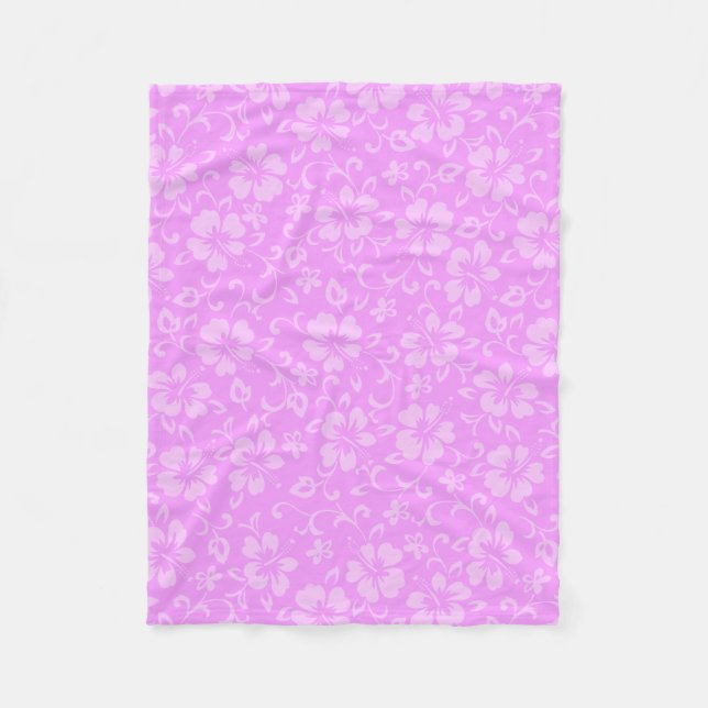 Couverture Polaire Coordonnatrice de l'Aloha Honeys Hibiscus hawaïen (Devant)