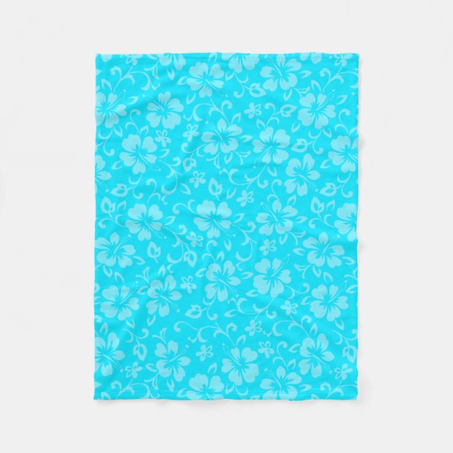 Couverture Polaire Coordonnatrice de l'Aloha Honeys Hibiscus hawaïen (Devant)