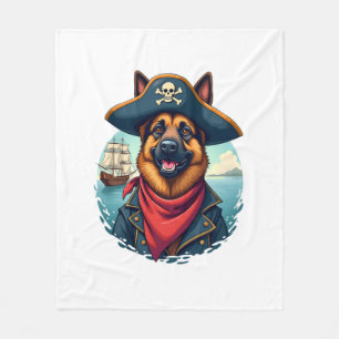 Couverture Polaire Copie de Pirate de Chien Berger Allemand