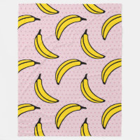Copie géniale de point de polka de rose de banane