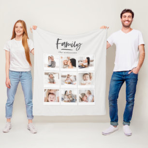 Couverture Polaire copie multi de photographie de photo de famille