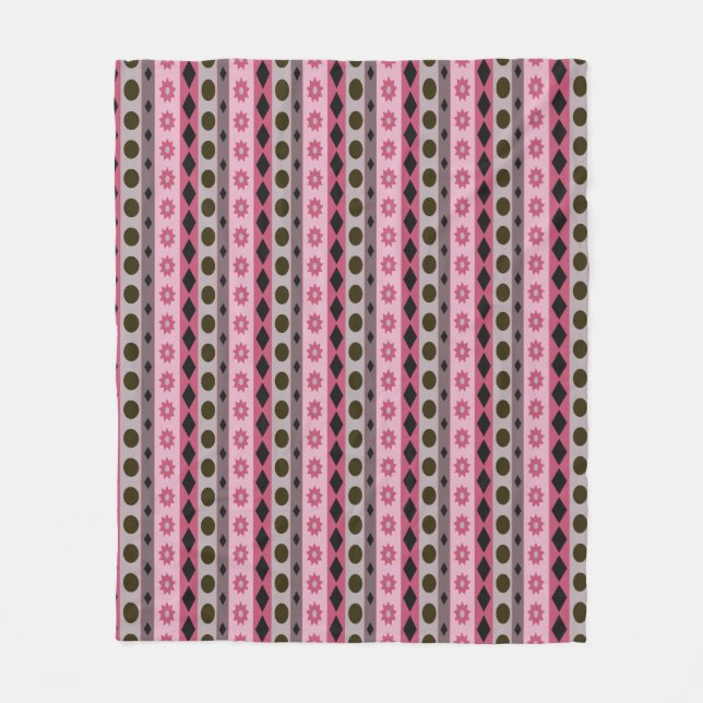 Couverture Polaire Copie rose de SYMBOLES petite (Devant)