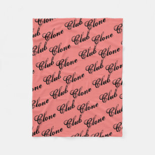 Couverture Polaire Copiez le club du manuscrit noir et rustique