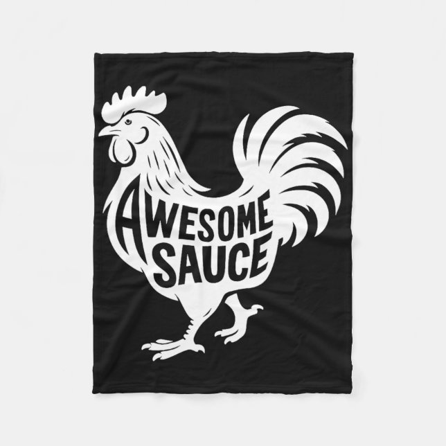 Couverture Polaire Coq Sauce Incroyable  (Devant)