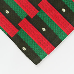 Couverture Polaire Coques africaines et Crochet rouge rouge rouge Imp