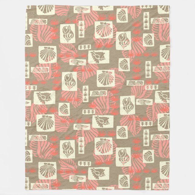 Couverture Polaire Coques sous-marines de Kua Bay Hawaiian (Devant)