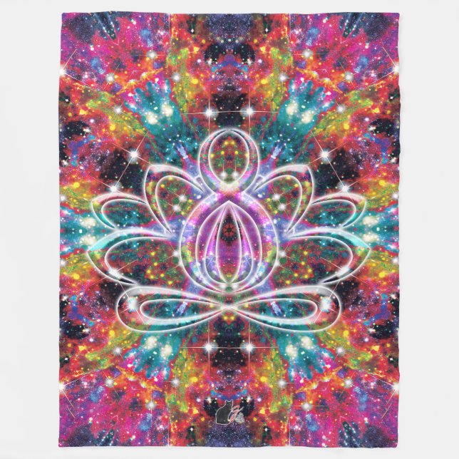 Couverture Polaire Coruscation Zen Lotus (Devant)