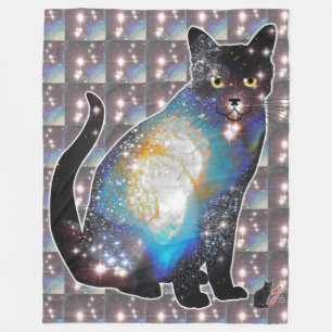 Couverture Polaire Cosmos Espace Dans La Cat Fleece Blanket