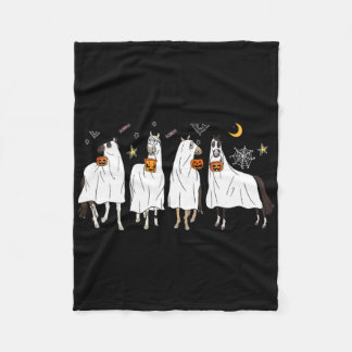 Couverture Polaire Costume Citrouille Halloween Horse Ghost Boo Pour