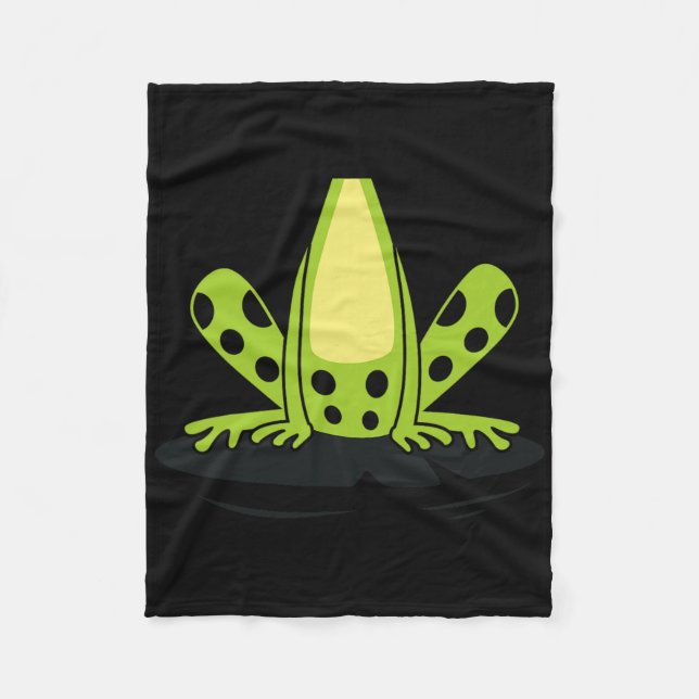 Couverture Polaire Costume Corps de grenouille mignonne Reptile facil (Devant)