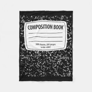 Couverture Polaire Costume de Carnet de composition - Salle de groupe