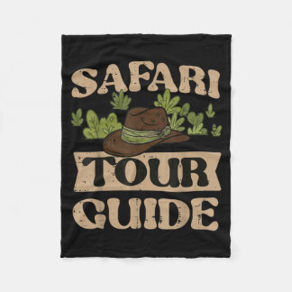 Couverture Polaire Costume de guide de safari jungle zoo faune hommes