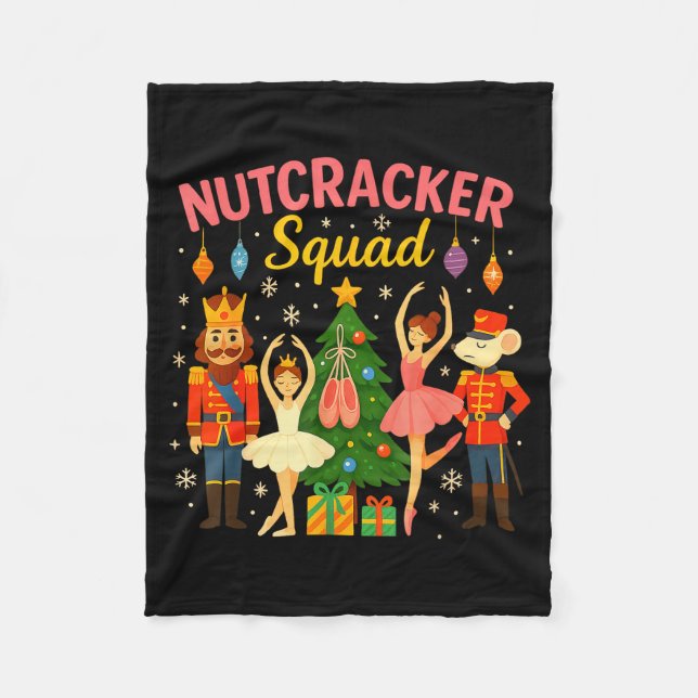 Couverture Polaire Costume de Noël pour enfants de l'escouade de Cass (Devant)