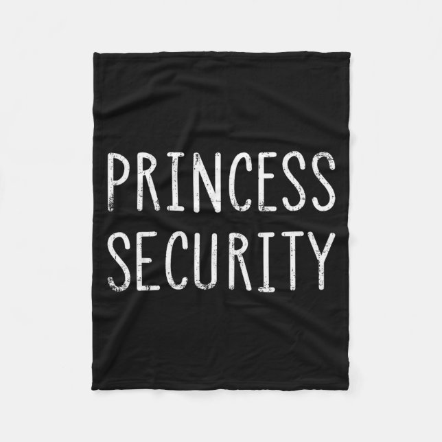 Couverture Polaire Costume de sécurité de princesse drôle pour parent (Devant)