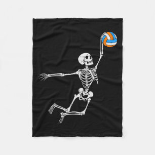 Couverture Polaire Costume de volleyball squelette d'Halloween garçon