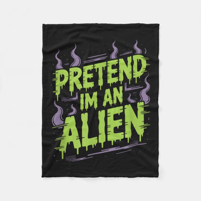 Couverture Polaire Costume d'extraterrestre (Devant)