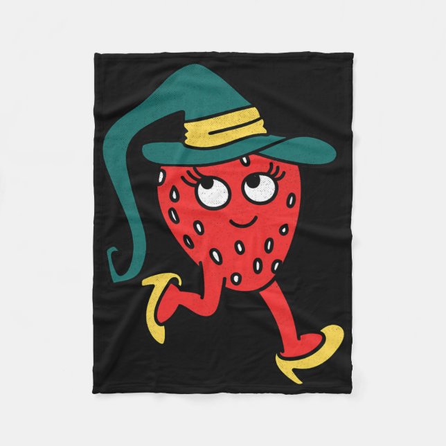 Couverture Polaire Costume d'Halloween aux fraises (Devant)