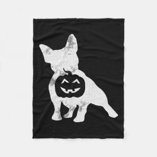 Couverture Polaire Costume d'Halloween Bulldog Lazy Cute Frenchie Pum