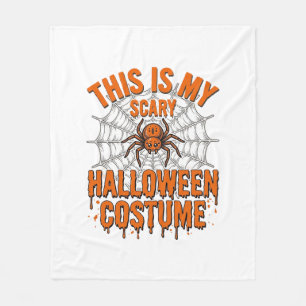 Couverture Polaire Costume d'Halloween effrayant Toile d'araignée Des