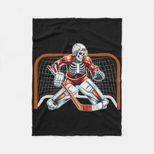 Couverture Polaire Costume d'Halloween Gardien de but de hockey sur g