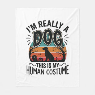 Couverture Polaire Costume d'humain pour chien drôle Halloween Chien