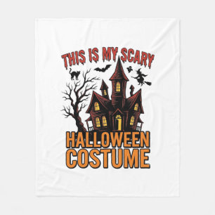 Couverture Polaire Costume Halloween effrayant Maison hantée Vintage 