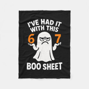 Couverture Polaire Costume Halloween Meme 67 Six 6 7 Drôle de Feuille